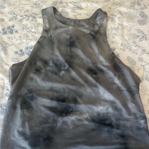 Lululemon Athletica Black and Gray Tank Top